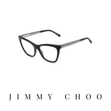Jimmy Choo Eyewear - Cat-Eye - Black/Transparent Grey