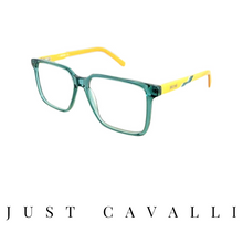 Just Cavalli Eyewear - Oversized - Square - Unisex - Transparent Green/Yellow