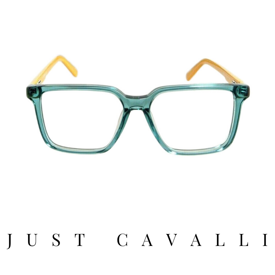 Just Cavalli Eyewear - Oversized - Square - Unisex - Transparent Green/Yellow