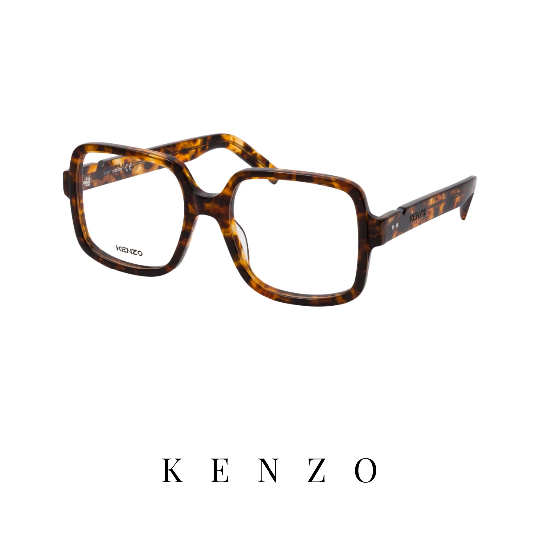 Kenzo Eyewear - Oversized - Square - Havana