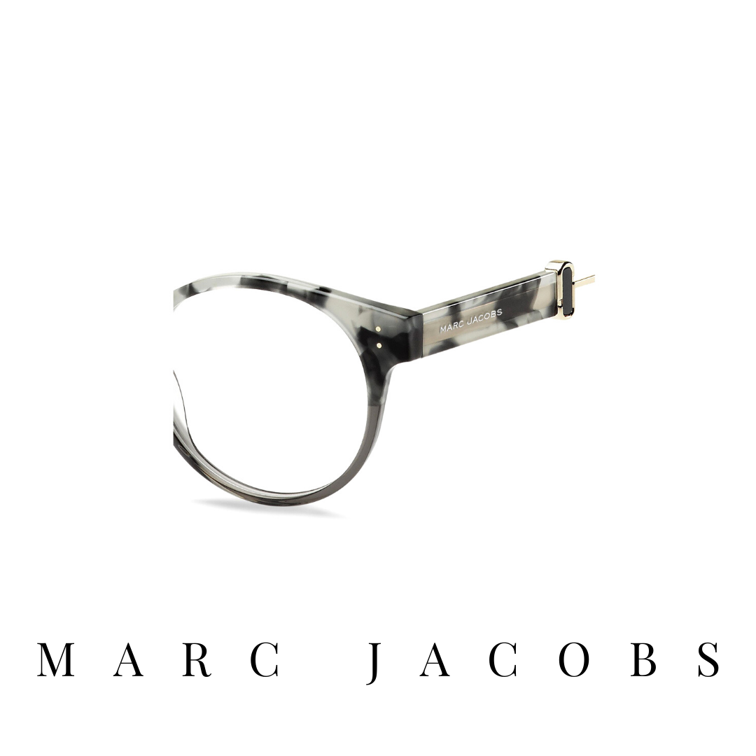 Marc Jacobs Eyewear - Round - Grey Tortoiseshell