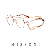 Missoni Eyewear - Square - Rose-Gold/Multicolor