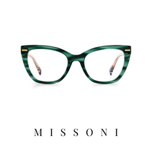Missoni Eyewear - Cat-Eye - Transparent Striped Green/Nude