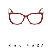 Max Mara Eyewear - Square - Red/Gold
