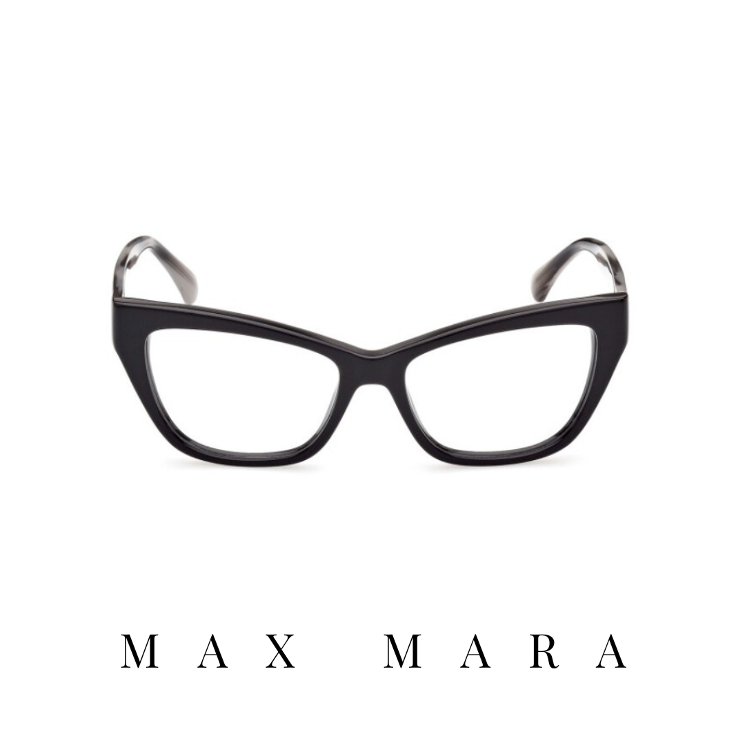 Max Mara Eyewear - Cat-Eye - Black/Brown&Grey