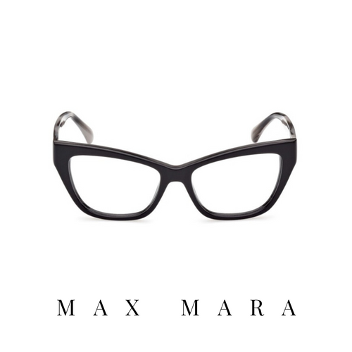 Max Mara Eyewear - Cat-Eye - Black/Brown&Grey