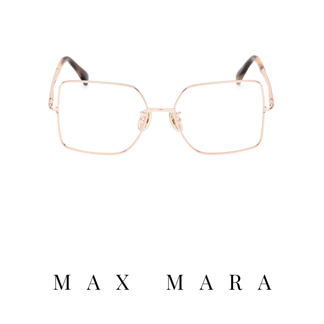 Max Mara Eyewear - Square - Rose-Gold