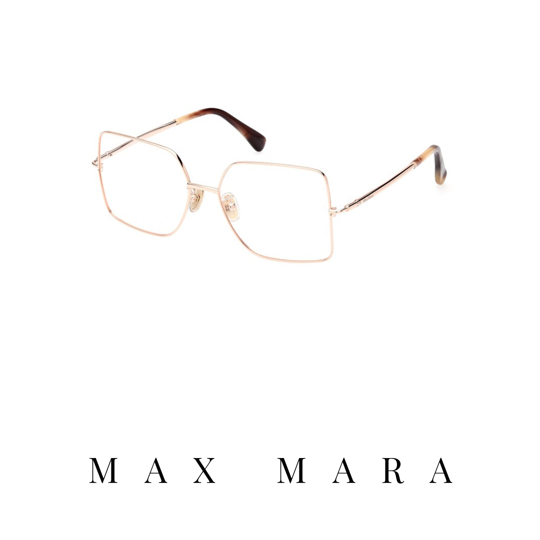 Max Mara Eyewear - Square - Rose-Gold