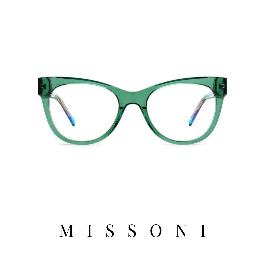 Missoni Eyewear - Butterfly - Transparent Green/Transparent Multicolor Gradient