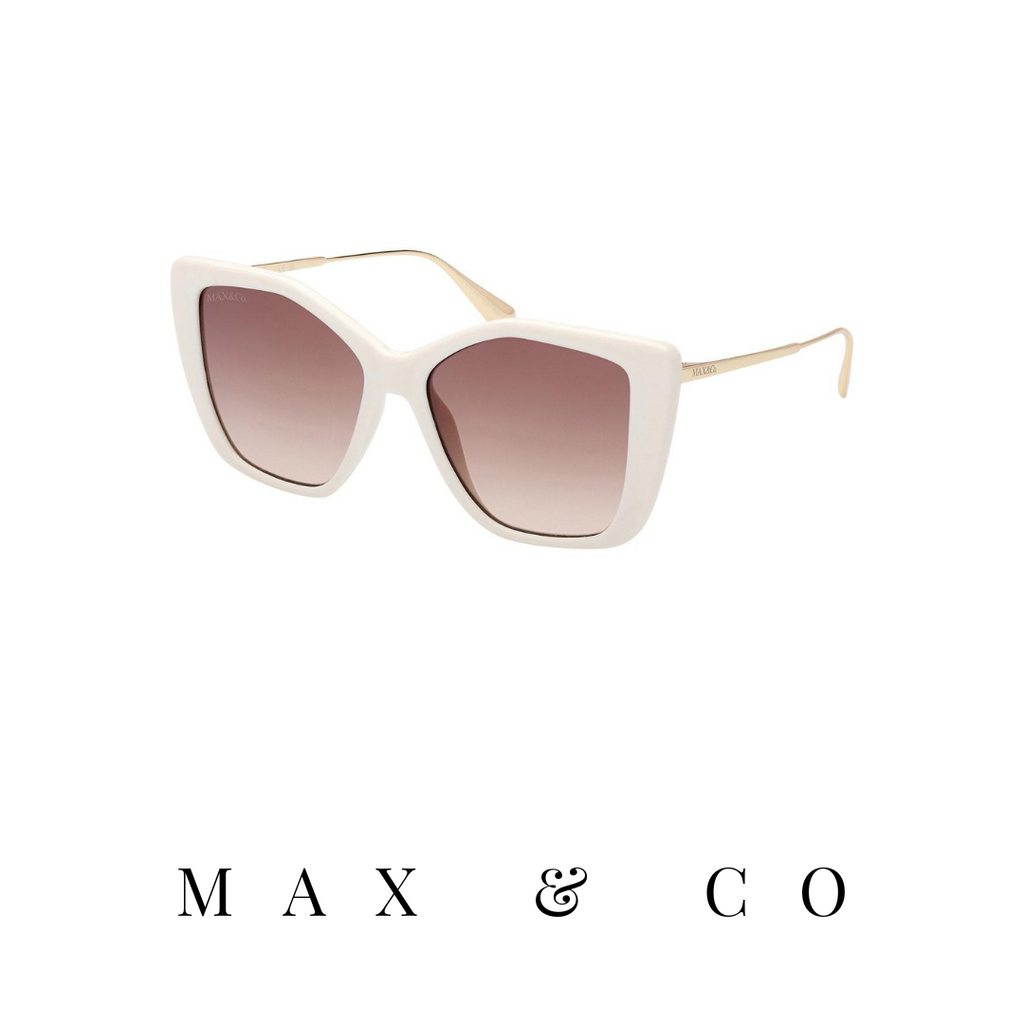 Max&Co. - Oversized - White/Gold – Optika Jovović