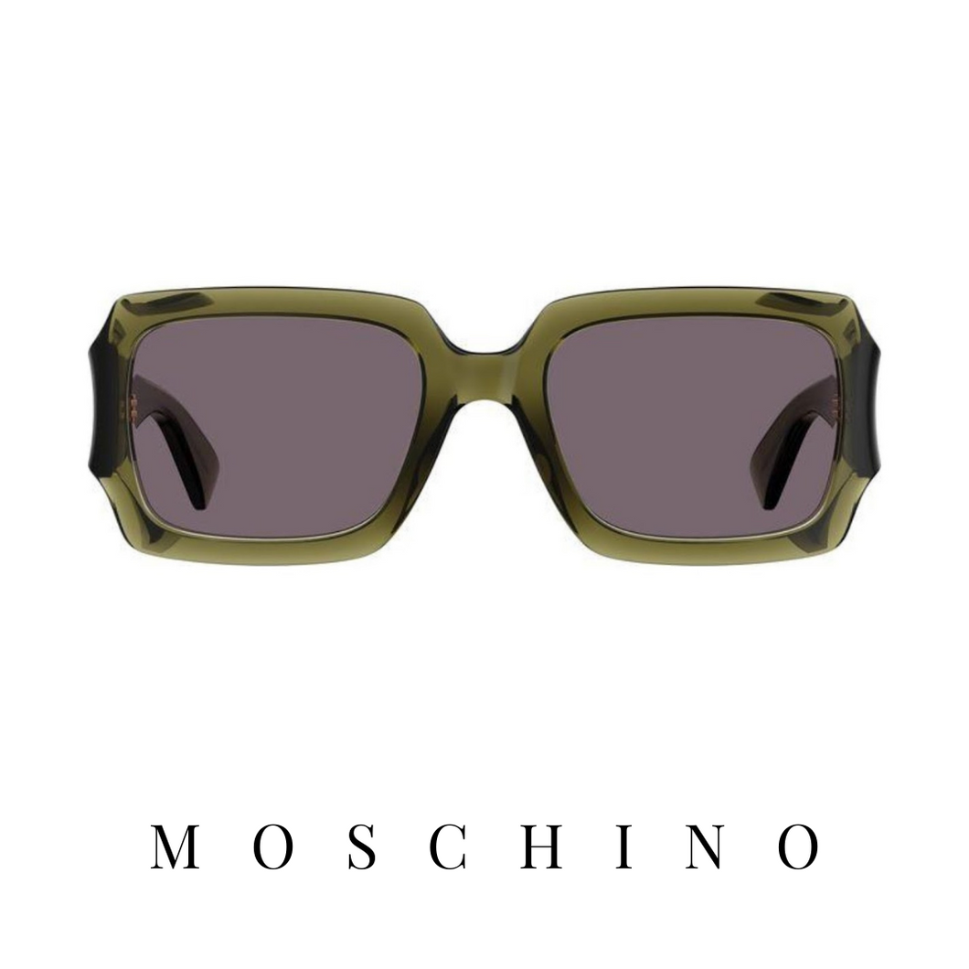 Moschino - Rectangle - Transparent Green