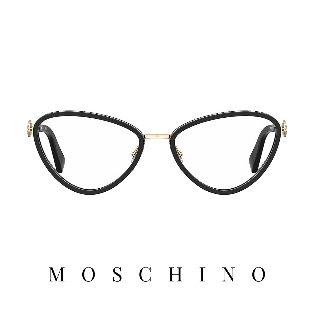 Moschino Eyewear - Butterfly - Black/Gold