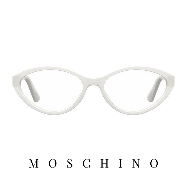 Moschino Eyewear - Mini Cat-Eye - White/Gold