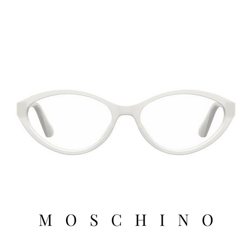 Moschino Eyewear - Mini Cat-Eye - White/Gold