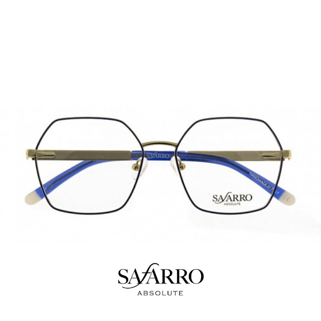 Safarro Eyewear - "Matera" - Gold/Blue