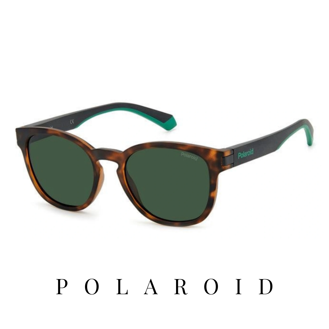 Polaroid - Unisex - Havana/Black&Green - Polarized