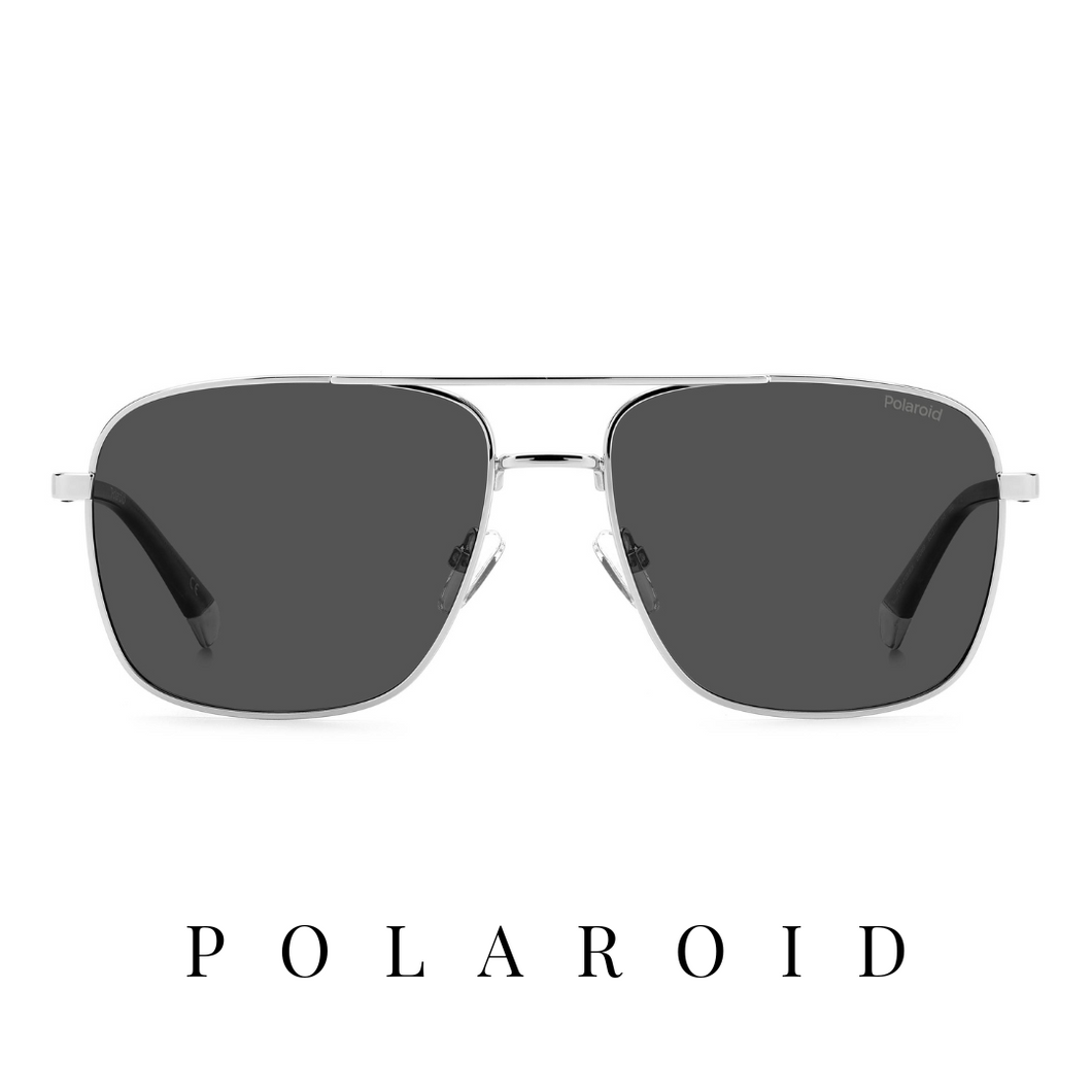 Polaroid - Square - Silver/Black - Polarized