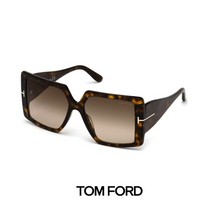 Tom Ford - 'Quinn' - Square - Oversized - Havana