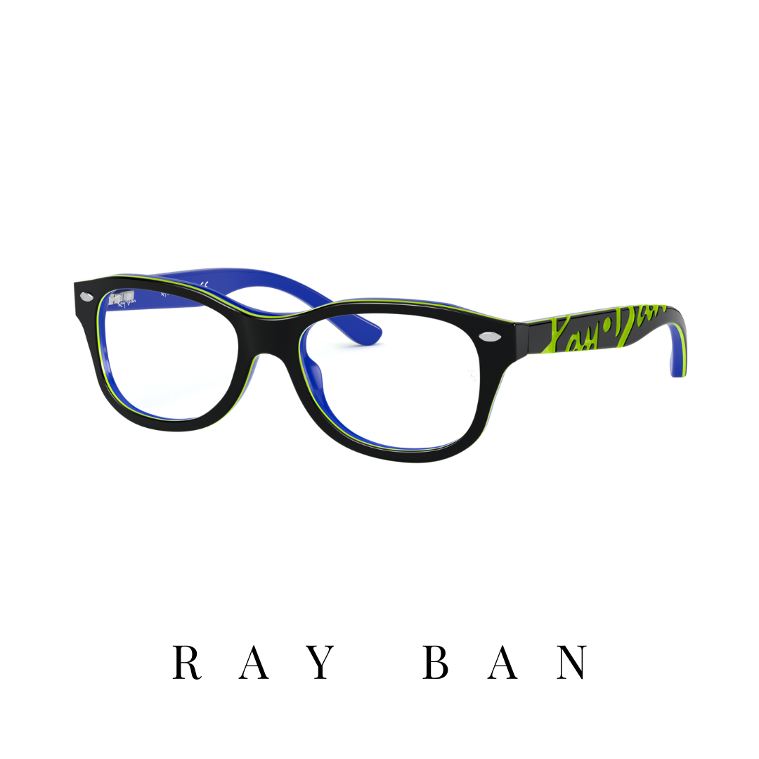 Ray Ban Eyewear - Kids - Square - Black/Blue