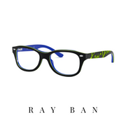 Ray Ban Eyewear - Kids - Square - Black/Blue