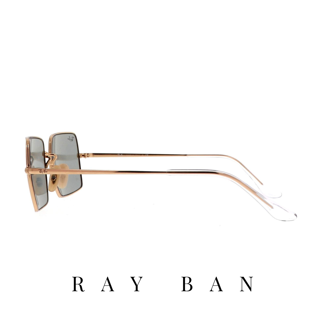 Ray Ban - 'Evolve' - Rectangle - Unisex - Gold&Blue - Photochromic