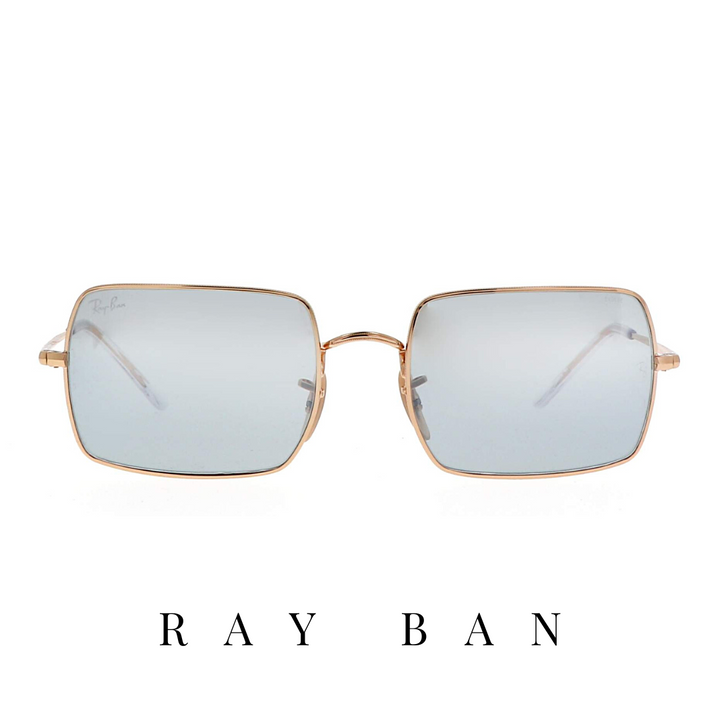 Ray Ban - 'Evolve' - Rectangle - Unisex - Gold&Blue - Photochromic
