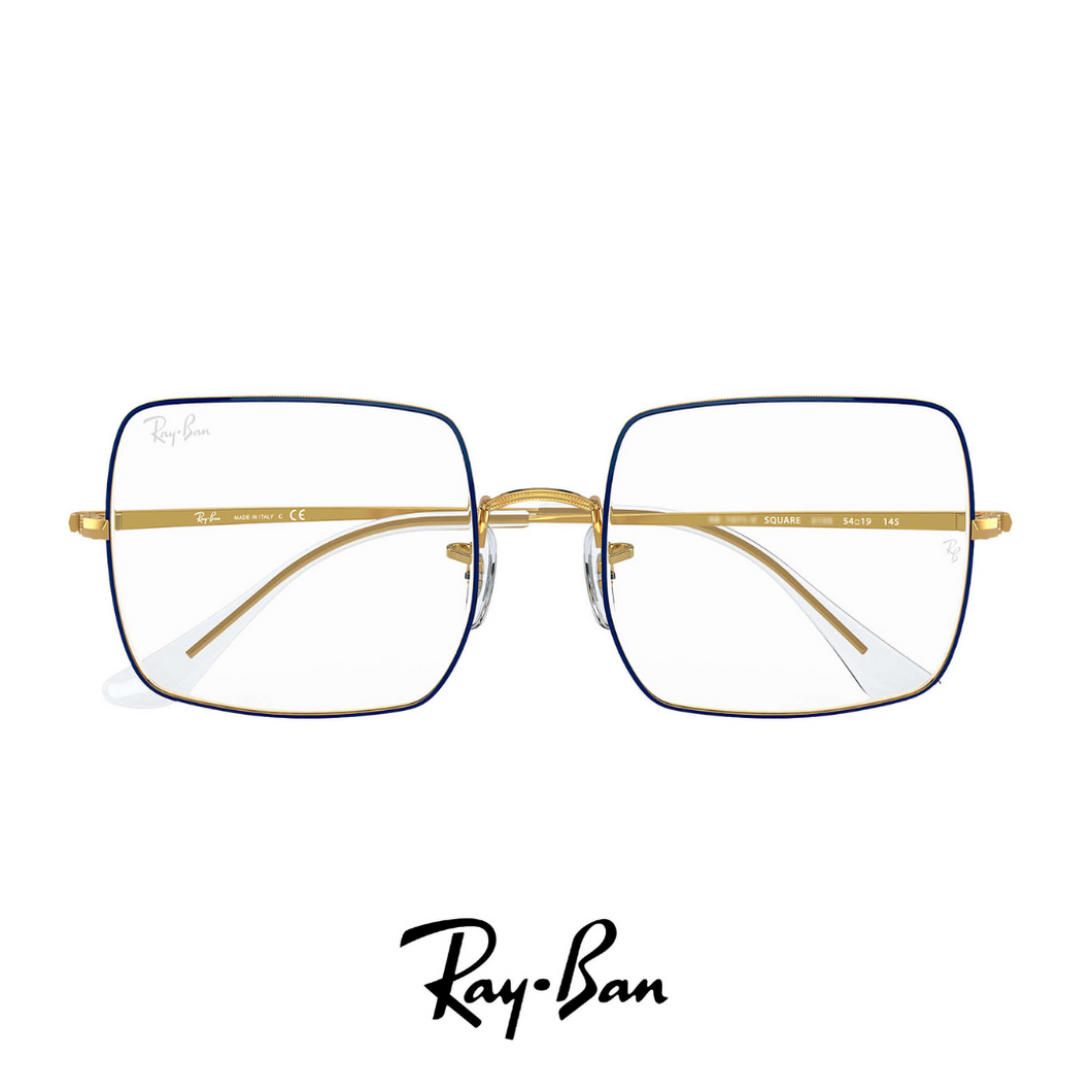 Ray Ban Eyewear - Square - Gold/Blue