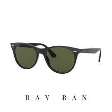 Ray Ban - 'Wayfarer II' - Unisex - Black&Green - Polarized
