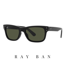 Ray Ban - 'Mr Burbank' - Rectangle - Black&Green