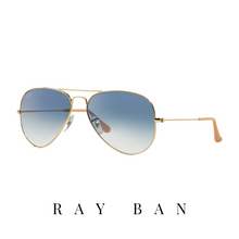 Ray Ban - 'Aviator Large Metal' - Unisex - Gold&Blue Gradient