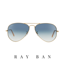 Ray Ban - 'Aviator Large Metal' - Unisex - Gold&Blue Gradient