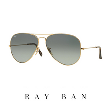 Ray Ban - 'Aviator Large Metal' - Unisex - Gold&Grey Gradient