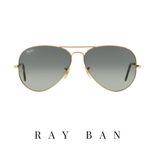 Ray Ban - 'Aviator Large Metal' - Unisex - Gold&Grey Gradient