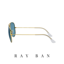 Ray Ban - 'Aviator Large Metal' - Gold&Blue - Polarized