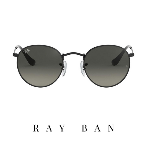 Ray Ban - 'Round Metal' - Unisex - Black&Grey Gradient