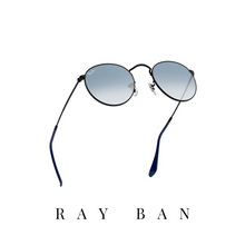 Ray Ban - 'Round Metal' - Unisex - Black Mat&Blue Gradient
