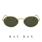 Ray Ban - Oval - Unisex - Gold&Green