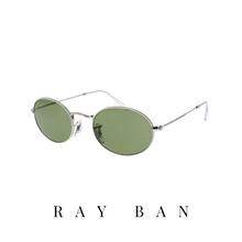 Ray Ban - Oval - Unisex - Silver&Green