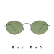Ray Ban - Oval - Unisex - Silver&Green