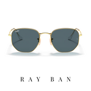 Ray Ban - 'Hexagonal' - Gold&Dark Blue