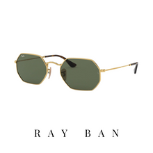 Ray Ban - 'Octagonal' - Unisex - Gold/Green