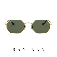 Ray Ban - 'Octagonal' - Unisex - Gold/Green