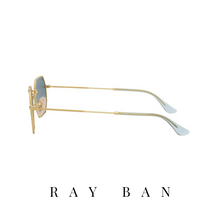 Ray Ban - 'Octagonal' - Unisex - Gold&Blue Gradient