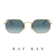 Ray Ban - 'Octagonal' - Unisex - Gold&Blue Gradient