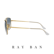 Ray Ban - 'The Colonel' - Rectangle - Gold&Blue Gradient