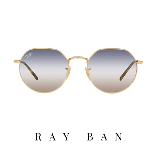 Ray Ban - 'Jack' - Unisex - Gold&Blue Gradient