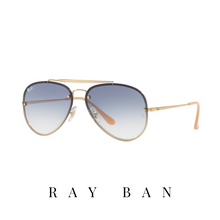 Ray Ban - 'Blaze Aviator' - Unisex - Gold&Blue Gradient