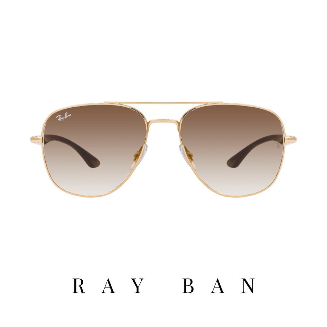 Ray Ban - Square - Gold/Brown