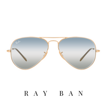Ray Ban - 'Aviator Metal II' - Gold&Blue Gradient