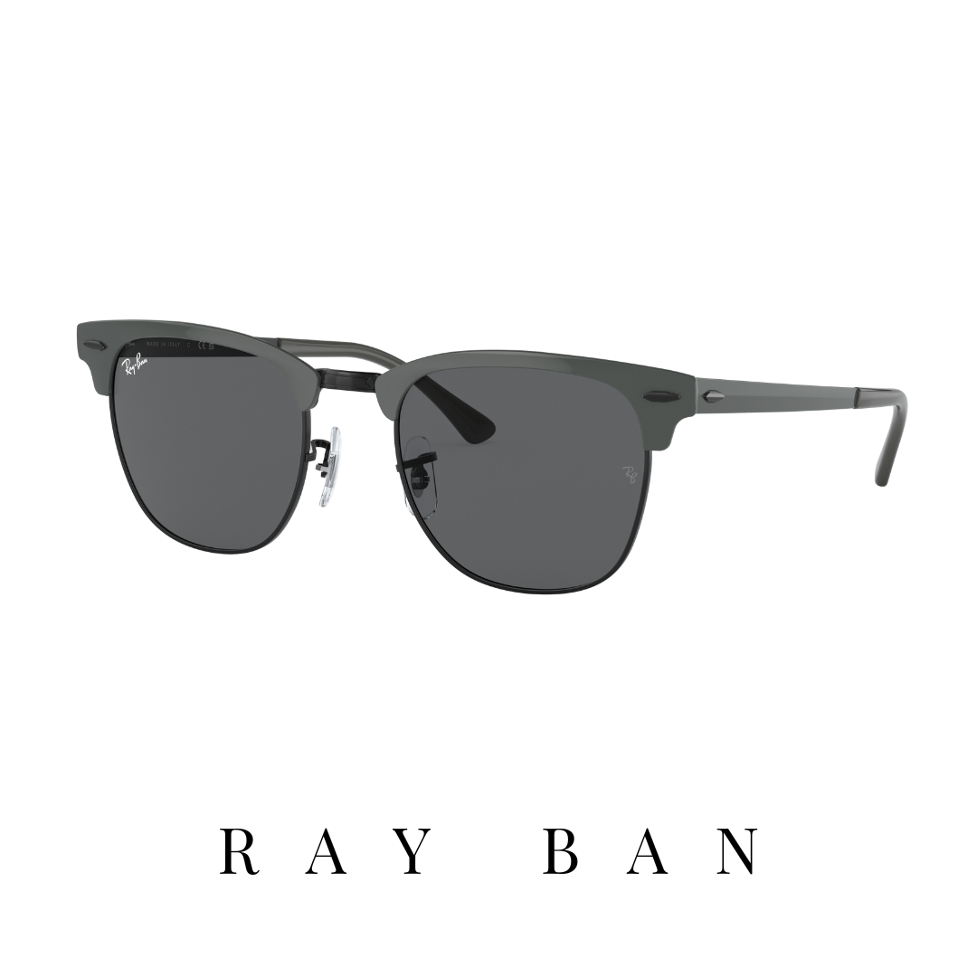 Ray Ban - 'Clubmaster Metal' - Grey/Black